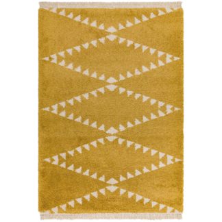 An Image of Harlow Rug, Mustard