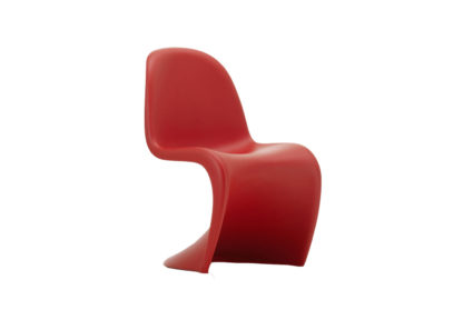An Image of Vitra Panton Junior Chair In Light Pink