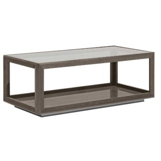 An Image of Vinci Rectangular Coffee Table, Silver Birch