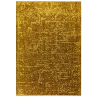 An Image of Zadana Abstract Rug, Gold