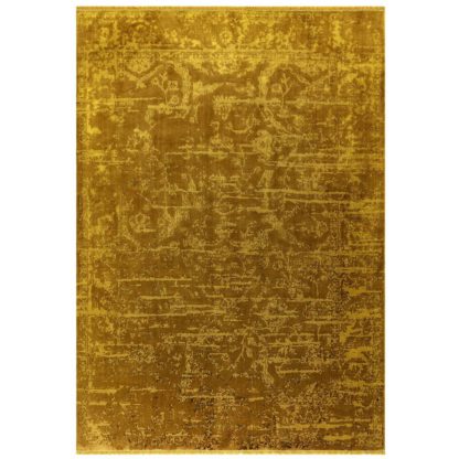 An Image of Zadana Abstract Rug, Gold