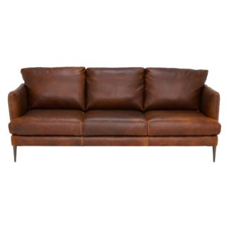 An Image of New Acacia Leather Sofa