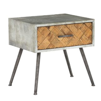 An Image of Keeler Reclaimed 1 Drawer Side Table