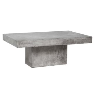 An Image of Geradis Lista Coffee Table, Concrete