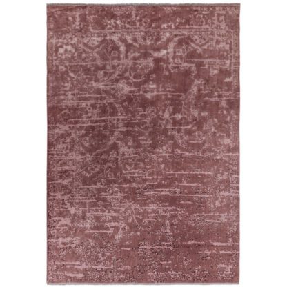 An Image of Zadana Abstract Rug, Cranberry