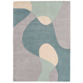 An Image of Luella Hand Tufted Rug, Sky