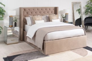 An Image of Byron Storage Bed Taupe