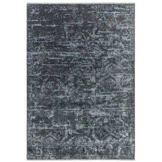 An Image of Zadana Abstract Rug, Charcoal