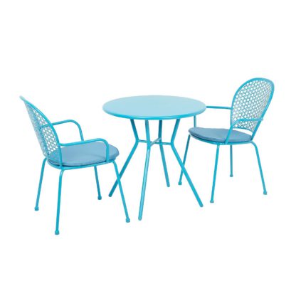 An Image of Emilie Bistro Set - Blue