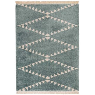 An Image of Harlow Rug, Blue