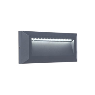 An Image of Lutec Helena LED Outdoor Surface Mounted Brick Light