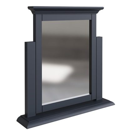 90031960e9fe7c4ba729e843565a838942bc8f536577c4cc69192cf5ebe15c86.jpg An Image of Belton Wooden Trinket Dressing Mirror In Midnight Grey