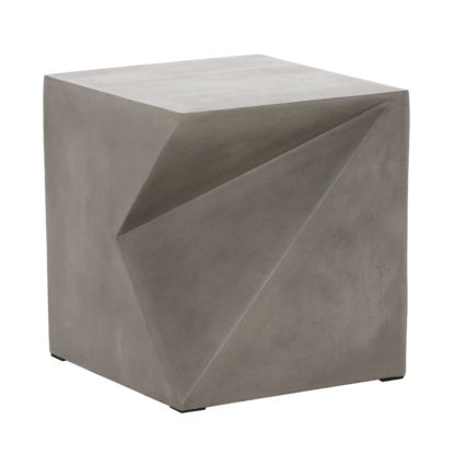 An Image of Geradis Annadel Stool, Concrete