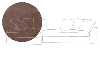 An Image of Heal's Cumulus Left Hand Facing Corner Sofa In Velvet