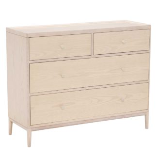 An Image of Ercol Salina 4 Drawer Wide Chest