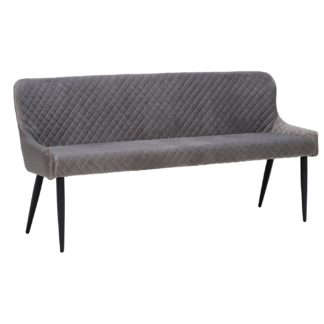 An Image of Rivington Velvet Sofa Bench