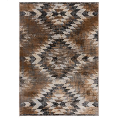 An Image of Nina Rug Dark Brown