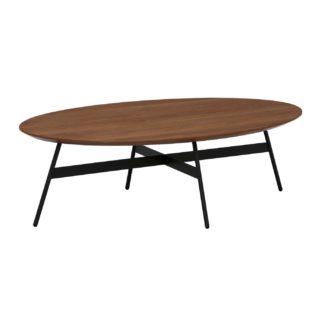 An Image of Felser Coppa Elliptic Table, Colarado Walnut