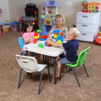 An Image of Lifetime Children's Folding Square Table - 24 x 24 Inch