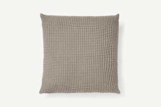 An Image of Grove 100% Cotton Cushion, 50 x 50cm, Stone