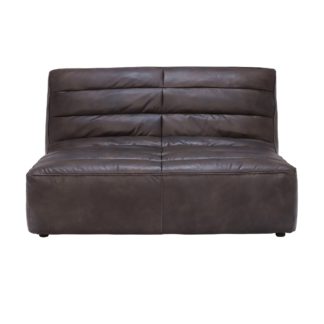 An Image of Timothy Oulton Leather Shabby 2 Seater Sofa