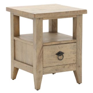 An Image of Hancock Side Table, Salvage Deep Grey