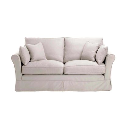 An Image of Berkeley Fabric Loose Covers Small Sofa