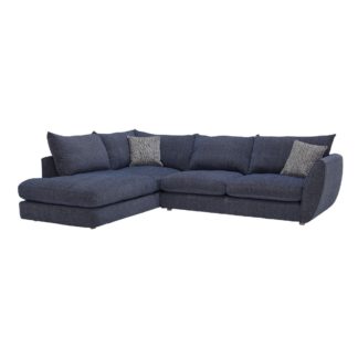An Image of Big Blue Small Right Hand Facing Corner Sofa