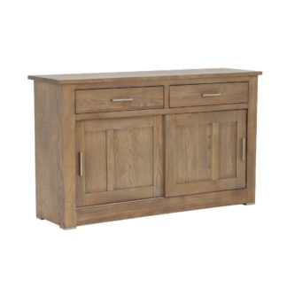 An Image of Roker Small Sideboard, Burnt Oak