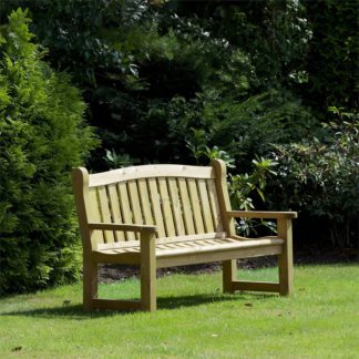 An Image of Anchor Fast Milldale Wooden 3 Seater Bench