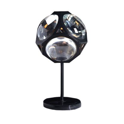 An Image of Timothy Oulton Iris Table Lamp, Matt Black