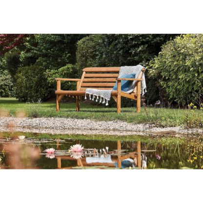 An Image of Anchor Fast Weydale Rustic 5ft Bench FSC