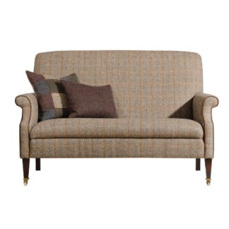 An Image of Harris Tweed Bowmore Highback Compact Sofa