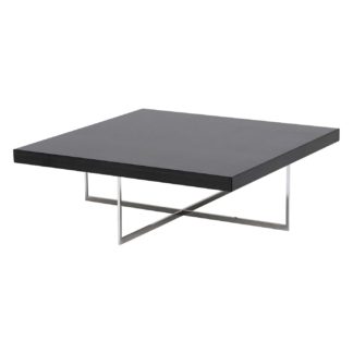 An Image of Borgia Square Coffee Table, Grey Highgloss