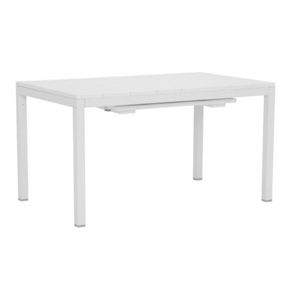 An Image of Varuna Extending Garden Dining Table, Bianco