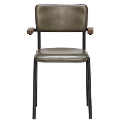 An Image of Twyford Chair With Arms, Leather