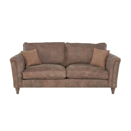 An Image of Darwin Medium Leather Sofa