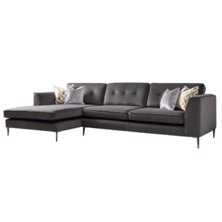 An Image of Conza Large Left Hand Facing Chaise Sofa