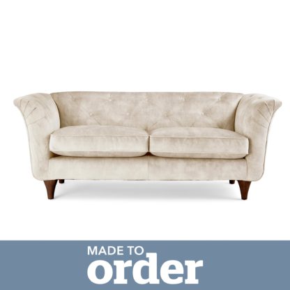 bc7c2820769ca0cfd782ed341b5cfc3de5a4389a0c1436259b3c441dcc94d1b5.jpg An Image of Jaipur 2 Seater Sofa Slub Velvet Slub Velvet Forest Green