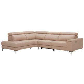 An Image of Cavalli Left Hand Facing Corner Sofa, Oslo Pink O7035