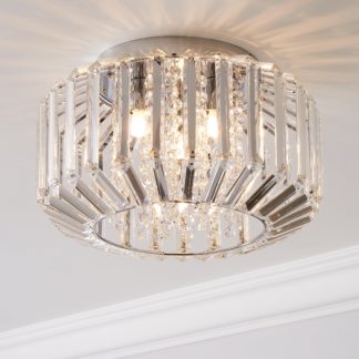 An Image of Chantilly Flush Ceiling Fitting Chrome