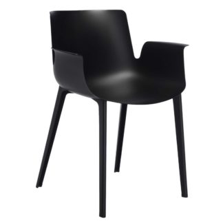 An Image of Kartell Piuma Dining Chair, Black