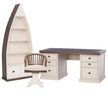 An Image of Berkshire Reclaimed Wood Office Set
