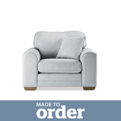 bfcb4f60830c1dc64c133ff9e082f49f8a3eed343be835c0fa99bec76936ca5c-1.jpg An Image of Morello Armchair Brushed Plain Fabric Brushed Plain Cobalt