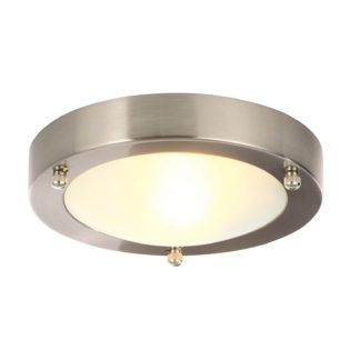 An Image of Canis Round Flush Small Bathroom Light