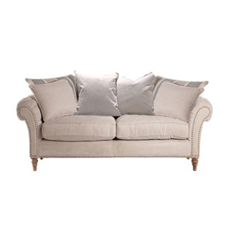 An Image of Craven Medium Sofa With Studs