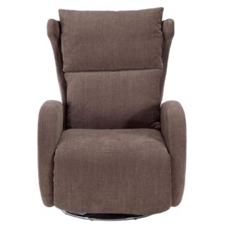 An Image of Fama Ibiza Recliner Swivel Chair, Mink