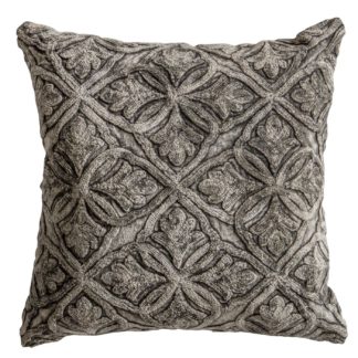 An Image of Grey Patterned Cushion
