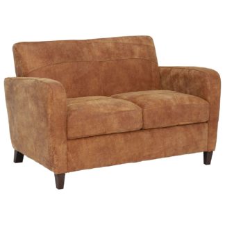 An Image of New Galveston Leather Loveseat