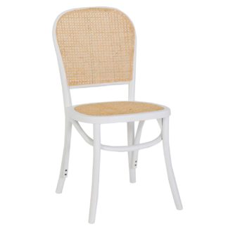 An Image of Lena Dining Chair, White Beech